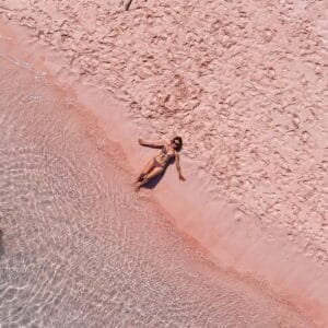 pink beach